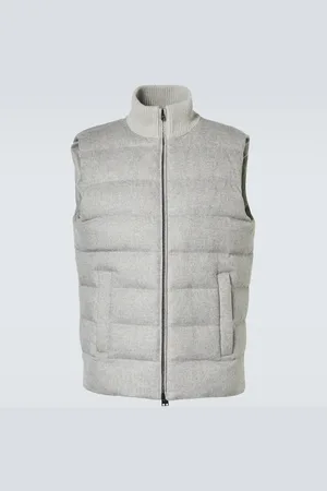 HERNO Silk and cashmere down vest