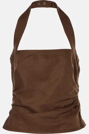 SIR Jerry Halter Bodice linen top
