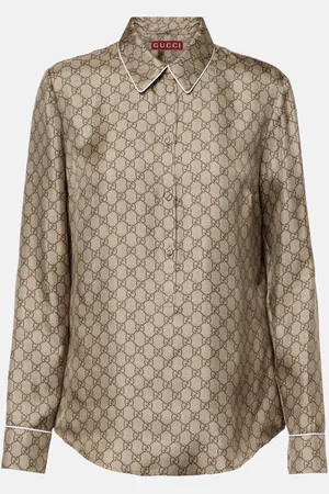 Gucci GG silk twill shirt