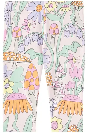 Stella McCartney Baby printed cotton leggings