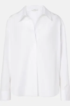 Vince Cotton poplin blouse