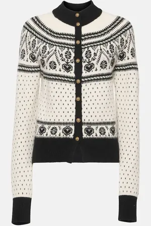 Khaite Marc jacquard cashmere-blend cardigan