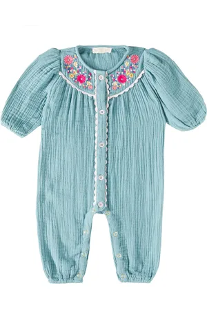 Louise Misha Baby Liliane cotton gauze jumpsuit