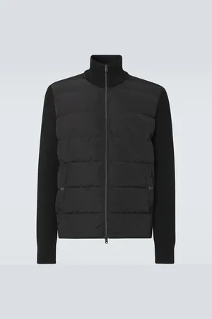 HERNO Wool-trimmed down jacket