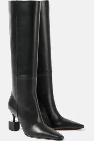 Jacquemus The Bisou leather knee-high boots