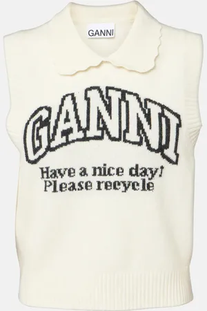 Ganni Wool-blend vest
