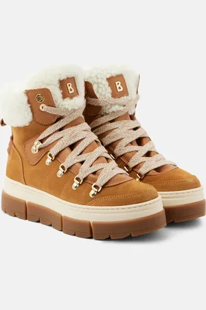Bogner Vaduz shearling-lined suede ankle boots
