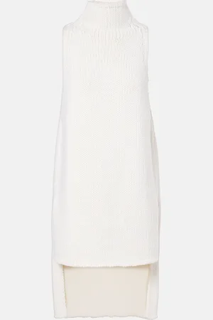 Alaïa AlaÃ¯a Caped wool turtleneck top