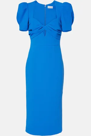 Rebecca Vallance Antonella cutout crÃªpe midi dress