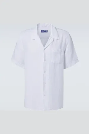 Vilebrequin Charli linen bowling shirt