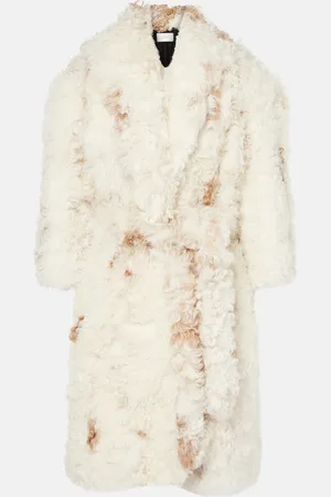 MAGDA BUTRYM Belted shearling coat