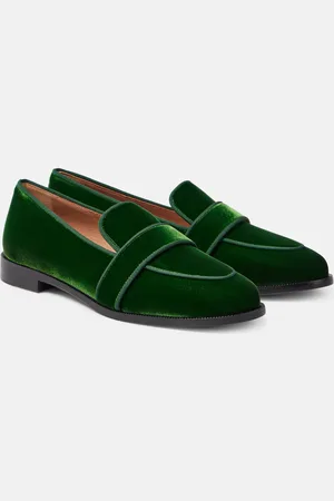 Aquazzura Martin velvet loafers
