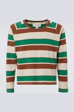 ERL Striped cotton jersey T-shirt