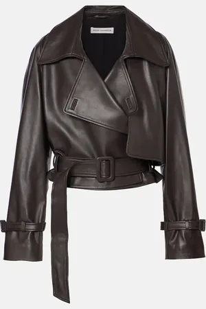 Nour Hammour Hatti leather biker jacket