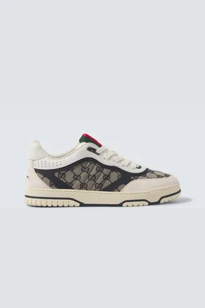 Gucci Re-Web leather sneakers