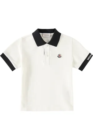 Moncler Logo cotton piquÃ© polo shirt