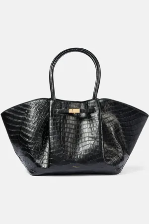 DeMellier Croc-effect leather tote bag