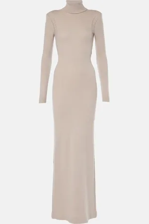 Tom Ford Cashmere turtleneck gown