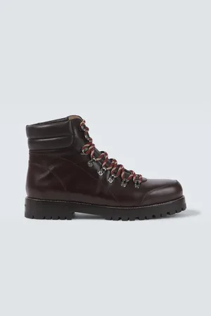 Manolo Blahnik Janka leather lace-up boots