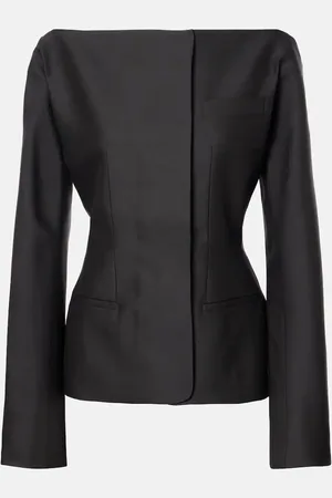 Jacquemus La Veste Spalla wool and silk jacket