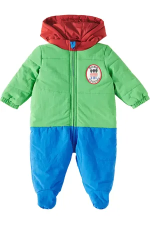 Bobo Choses Baby B.C colorblocked snowsuit