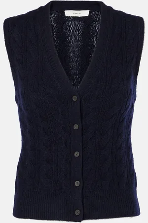 Vince Wool and cashmere-blend vest