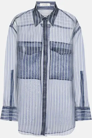 Dorothee Schumacher Striped silk organza blouse
