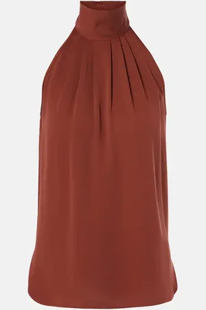 Max Mara Memore halterneck silk top