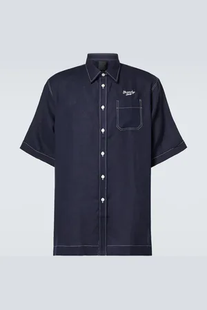 Givenchy 1952 embroidered linen shirt