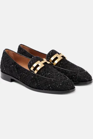 Aquazzura Brandi bouclÃ© loafers