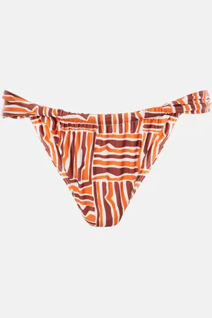 FAITHFULL THE BRAND Andez printed low-rise bikini bottoms
