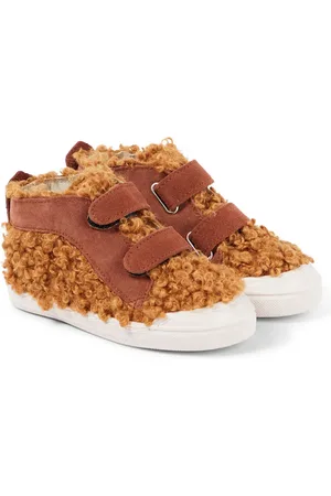 PèPè PÃ¨PÃ¨ Faux shearling sneakers