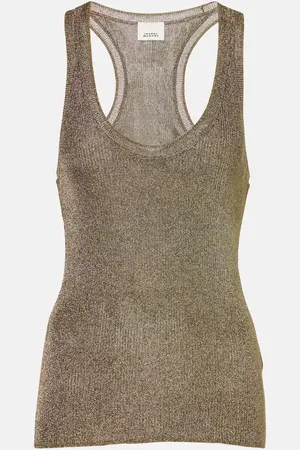 Isabel Marant LamÃ© tank top