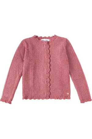 Tartine Et Chocolat Scalloped wool-blend cardigan