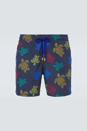 Vilebrequin X Falke Moorea printed swim trunks