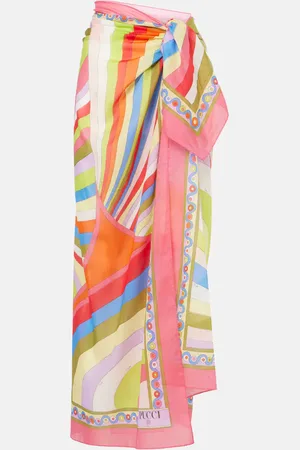 Puccini Iride cotton beach cover-up