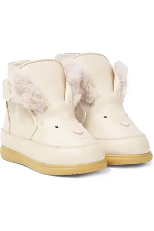 Donsje Baby Dubu shearling-trimmed leather boots