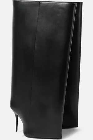 Balenciaga New Wander leather knee-high boots