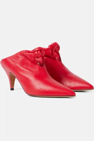 Khaite Rowan leather mules