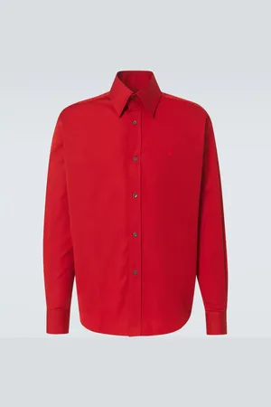 Alexander McQueen Skull cotton poplin shirt