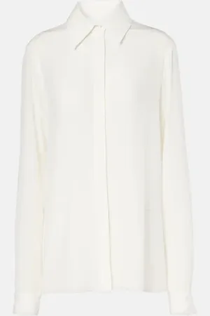 Costarellos Keltie crÃªpe de chine shirt
