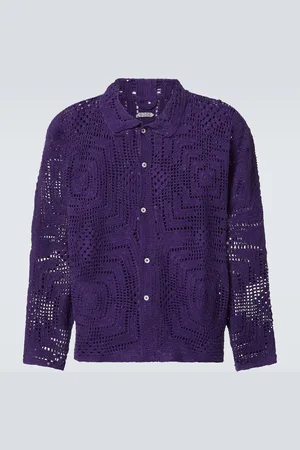 BODE Crochet cotton shirt