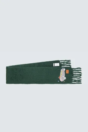 Loewe X Suna Fujita Submarine mohair-blend scarf