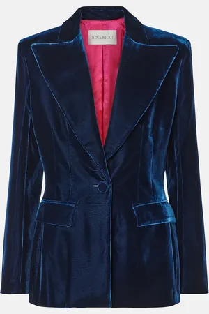 Nina Ricci Fluid velvet blazer