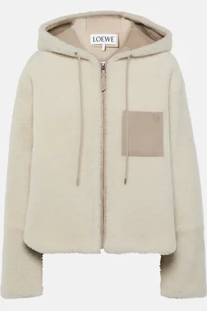Loewe Hooded shearling jacket