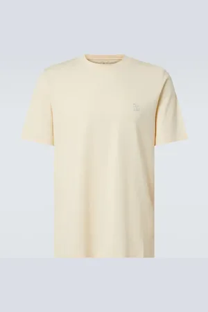 Brunello Cucinelli Logo cotton jersey T-shirt