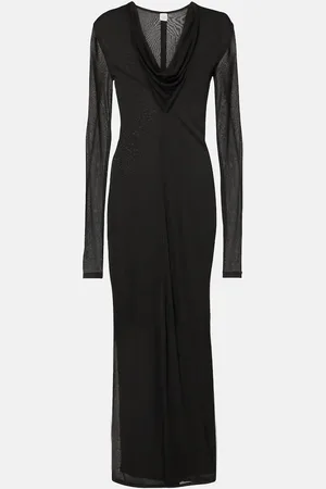 Totême Draped jersey midi dress
