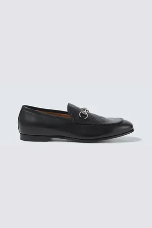 Gucci Horsebit GG debossed leather loafers
