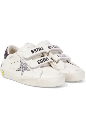 Golden Goose Old School glitter leather sneakers