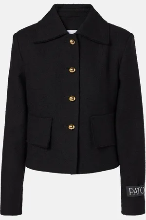 Patou Wool and cotton-blend jacket